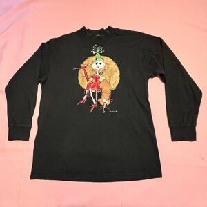 VTG The Nightmare Before Christmas T Shirt 80s Sally Baby Halloween Long Sleeve